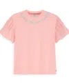 Scotch & Soda Big Girls Denim Group Stretch T-shirt
