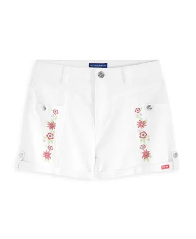Scotch & Soda Kids' Big Girls Stretch Denim Shorts