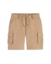 Scotch & Soda Boys' Garment Dyed Cargo Shorts - Little Kid, Big Kid In Soft Camel