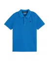 Scotch & Soda Boys' Garment Dyed Pique Polo - Little Kid, Big Kid In League Blue