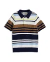 Scotch & Soda Boys' Structured Knit Polo - Little Kid, Big Kid In Multi Stripe