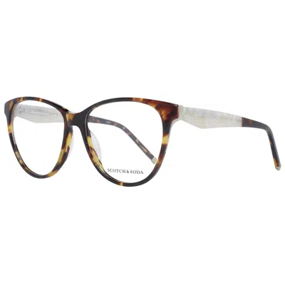 Scotch & Soda Brown Women Optical Frames In Blue