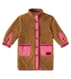 SCOTCH & SODA COLORBLOCKED TEDDY JACKET