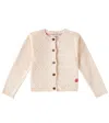 Scotch & Soda Girls' Boucle Cardigan - Little Kid, Big Kid In Red