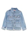 Scotch & Soda Cotton Denim Jacket In Blue