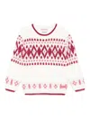 Scotch & Soda Fair-isle Sweater In White