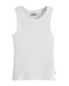 Scotch & Soda Girls' Ribbed Tank Top - Little Kid, Big Kid In White