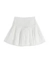 Scotch & Soda Girls' Textured Cotton Smocked Skirt - Little Kid, Big Kid In White