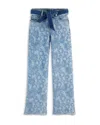 Scotch & Soda Girls' The Wave Wide Leg Jeans - Little Kid, Big Kid In Abstract Floral