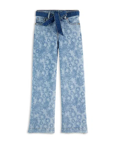 Scotch & Soda Girls' The Wave Wide Leg Jeans - Little Kid, Big Kid In Abstract Floral