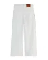 Scotch & Soda Girls' The Wave Wide Leg Jeans - Little Kid, Big Kid In White