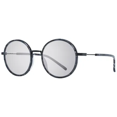 Scotch & Soda Gray Men Sunglasses In Black