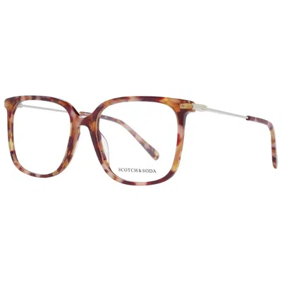 Scotch & Soda Orange Women Optical Frames In White