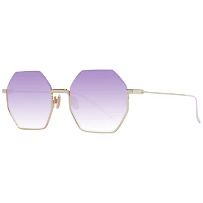 Scotch & Soda Ladies' Sunglasses  Ss5003 51416 Gbby2 In Gold