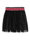 Scotch & Soda Layered Tulle Mini Skirt In Black