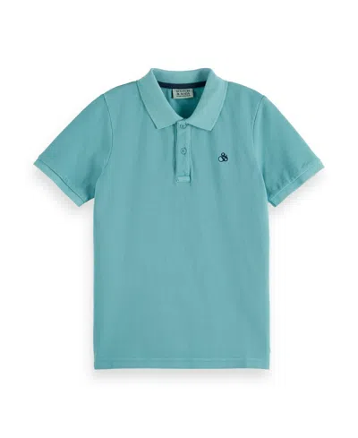 SCOTCH & SODA LITTLE AND BIG BOYS GARMENT DYED PIQUE POLO SHIRT