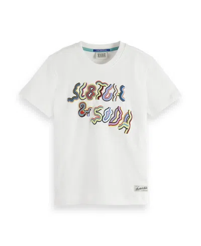 Scotch & Soda Kids' Little And Big Boys Relaxed Fit Cotton T-shirt
