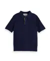 Scotch & Soda Boys' Structured Knitted Polo - Little Kid, Big Kid