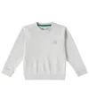Scotch & Soda Logo Cotton Jersey Sweatshirt In Grey