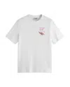 Scotch & Soda Men's Logo Graphic Crewneck T-shirt In White