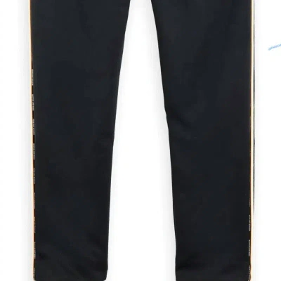 Scotch & Soda Logo Tape Sweatpants In Black