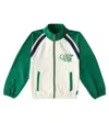 Scotch & Soda Logo Track Jacket In Beige