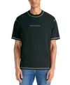 Scotch & Soda Men's Core Relaxed-fit Logo T-shirt In Black