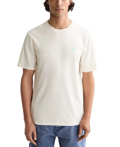 Scotch & Soda Men's Core Short Sleeve Logo Crewneck T-shirt In Yellow