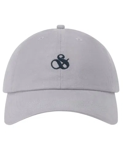 Scotch & Soda Men's Cotton Adjustable Cap In Medium Gray