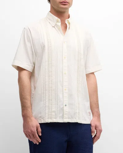 Scotch & Soda Men's Cotton Button-down Shirt In Bright White