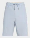 Scotch & Soda Seasonal Core 8.27 Shorts In Light Shirting Blue