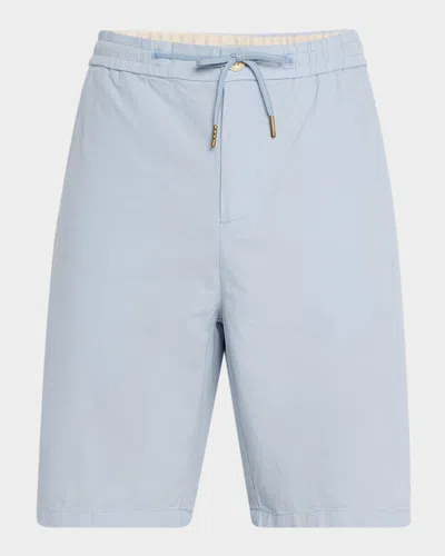 Scotch & Soda Seasonal Core 8.27 Shorts In Light Shirting Blue