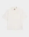 Scotch & Soda Embroidered Relaxed Fit Shirt In White
