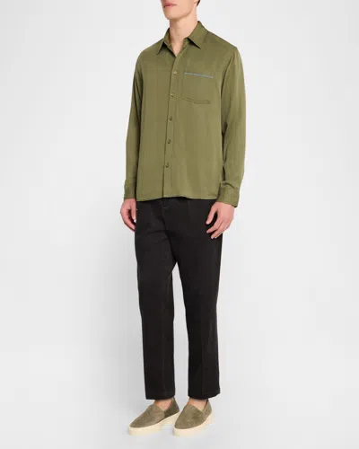 Scotch & Soda Fave Corduroy Drawstring Jogger Pants In Vinyl