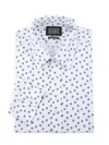 Scotch & Soda Men's Floral Stretch Cotton Modern-fit Dress Shirt
