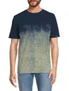 SCOTCH & SODA MEN'S FLORAL WASHED TEE