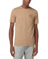 Scotch & Soda Regular Fit Chest Logo Graphic T-shirt In Brown