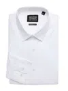 Scotch & Soda Modern Fit Stretch Cotton Dress Shirt In White