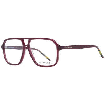 Scotch & Soda Men Optical Men's Frames In Purple