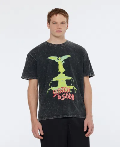 Scotch & Soda Men's Relaxed-fit Graphic T-shirt In Black