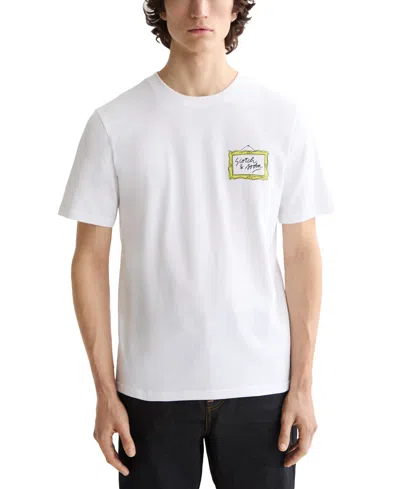 Scotch & Soda Men's Short Sleeve Screen Print Logo Graphic T-shirt