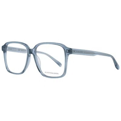 Scotch & Soda Men' Spectacle Frame  Ss4014 55900 Gbby2 In Gray
