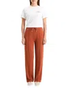 Scotch & Soda Modal Pin-tuck Sweatpant In Rust