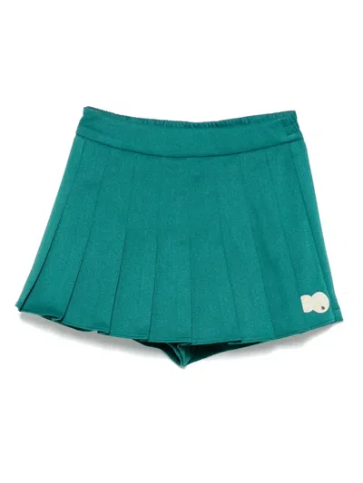 Scotch & Soda Kids' Pleated Skort In Green