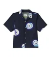Scotch & Soda Boys' Allover Printed Short Sleeved Shirt - Little Kid, Big Kid In Blue
