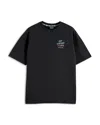 Scotch & Soda Relaxed Graphic Tee In Washed Black