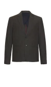 Scotch & Soda Relaxed Twill Blazer In Coffee Melange