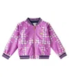 Scotch & Soda Reversible Bomber Jacket In Pink