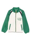 Scotch & Soda Logo Track Jacket In Neutrals