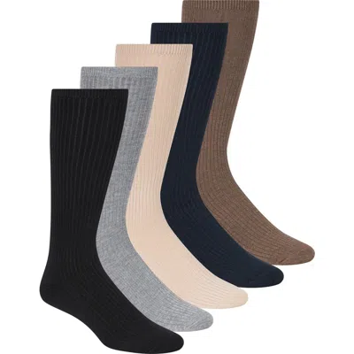 Scotch & Soda 5-pack Crew Socks In Black